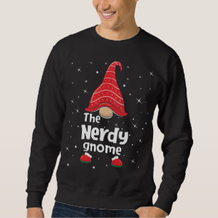 Nerdy Gnome Family Matching Christmas Funny Pajama Sweatshirt