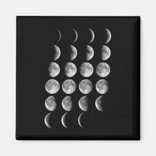 Nerdy Leonard Moon Phases Space Science Student Te Magnet