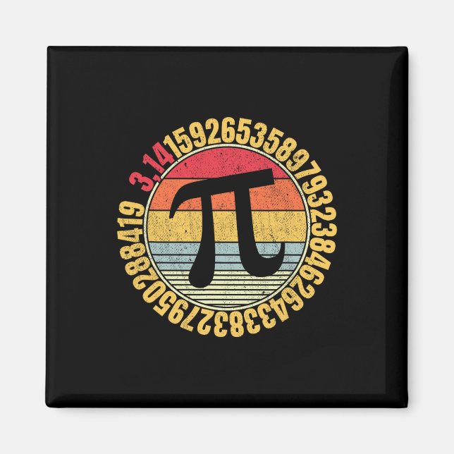 Nerdy Math Pi Symbol Mathlete  Magnet (Front)