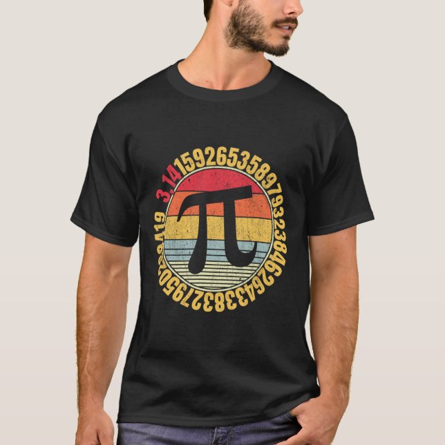 Nerdy Math Pi Symbol Mathlete  T-Shirt (Front)