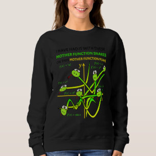Nerdy Mother Functions Snakes On A Plane Math Teac Sweatshirt