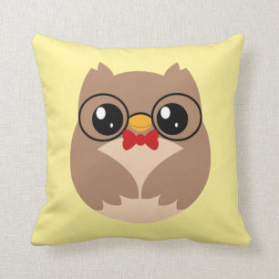 Nerdy Owl Cushion