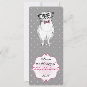 Nerdy Owlet - bookmark library