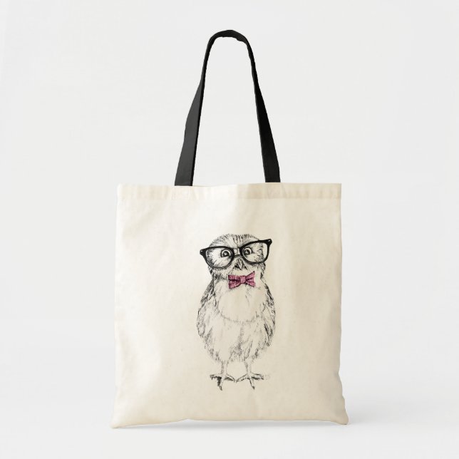 Nerdy Owlet Tote Bag (Front)