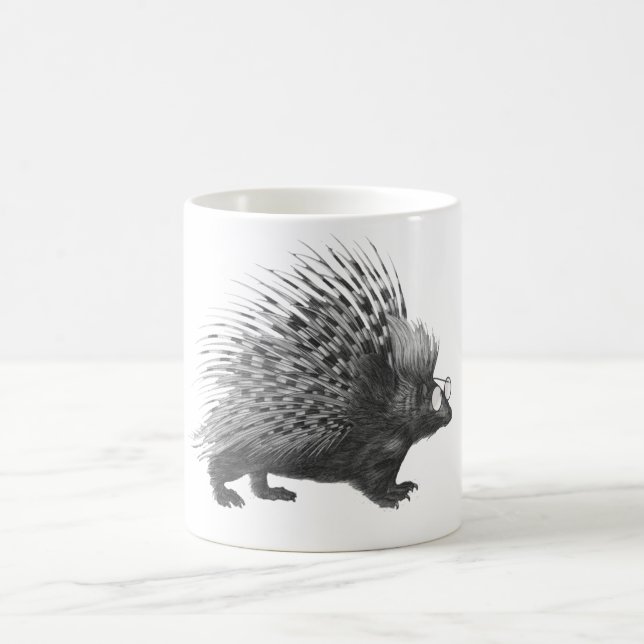 Nerdy Porcupine Coffee Mug (Center)