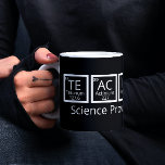 Nerdy Science Teacher Humour Periodic Table Coffee Mug<br><div class="desc">Nerdy Science Teacher Humour Periodic Table - science prove stuff -  geek and nerd mug / drinkware from Ricaso</div>