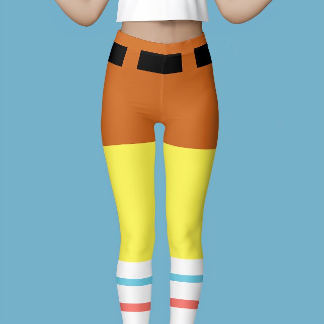 Nerdy Yellow And Brown Pants (Creator Uploaded)