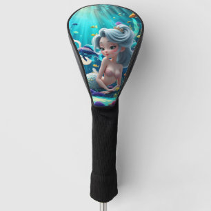 Nerina – The Gentle Mermaid of Coral Dreams. Golf Head Cover
