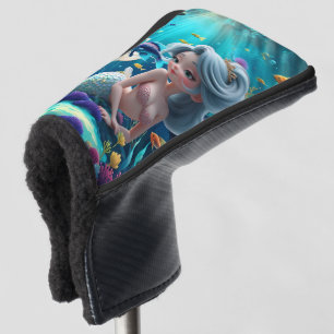 Nerina – The Gentle Mermaid of Coral Dreams. Golf Head Cover