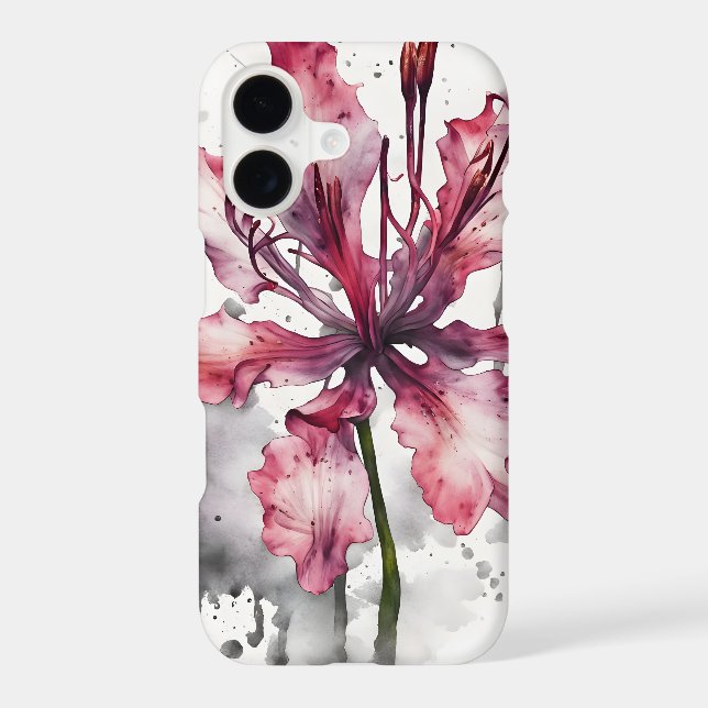 Nerine - Watercolor flowers (Back)