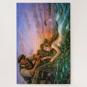 Nerithea and the Moral Catch - Fisherman’s Dilemma Jigsaw Puzzle