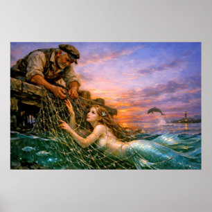 Nerithea and the Moral Catch - Fisherman’s Dilemma Poster