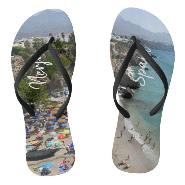 Nerja Spain Thongs (Footbed)