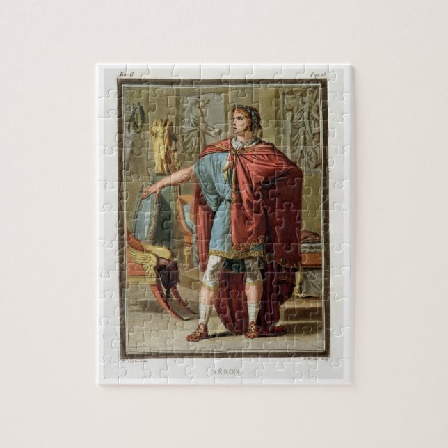 Nero, costume for 'Britannicus' by Jean Racine, fr Jigsaw Puzzle (Vertical)