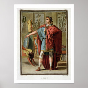 Nero, costume for 'Britannicus' Poster