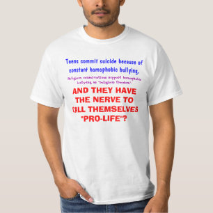 Nerve To Call Themselves Pro-Life T-Shirt