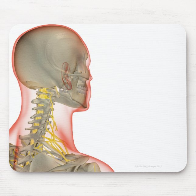 Nerves of the Neck 2 Mouse Pad (Front)