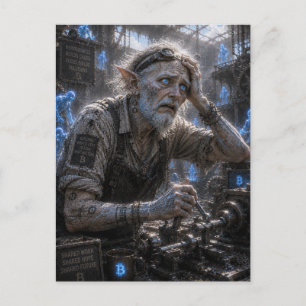 Nervousness / Assembler / Machine Shop Postcard
