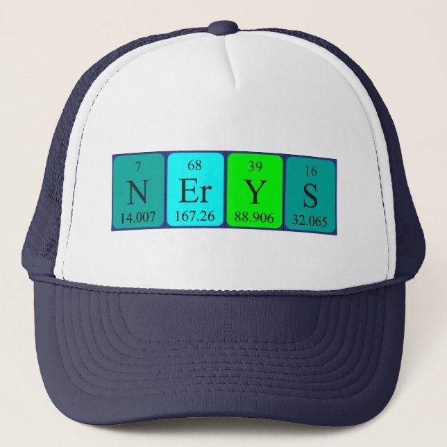 Nerys periodic table name hat (Front)