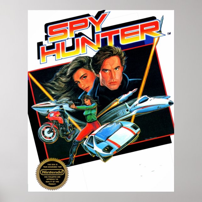 NES Spy Hunter  Poster (Front)