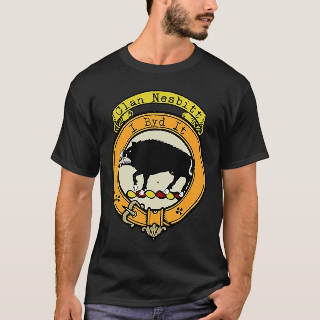 Nesbitt Clan Scottish Crest  1 T-Shirt (Front)