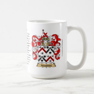 Nesbitt, the Origin, the Meaning and the Crest Coffee Mug