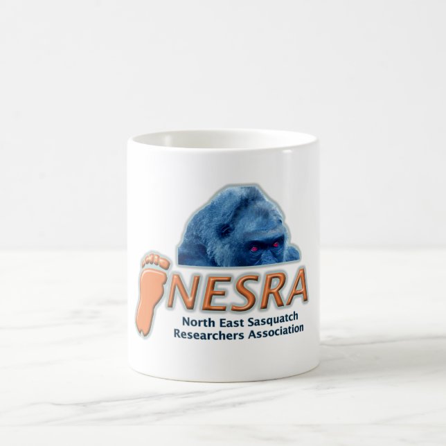 NESRA Classic White Ceramic Mug - Logo & Creature (Center)