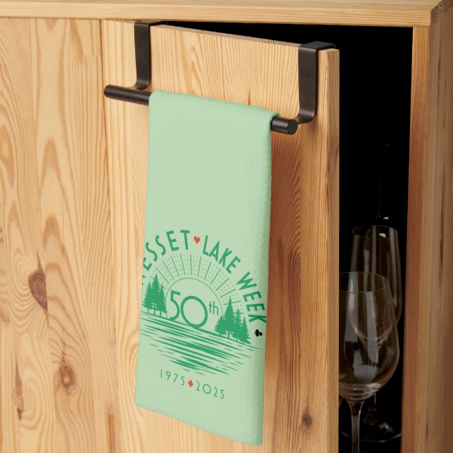 Nesset 50th Kitchen Towel (Thirds Fold)