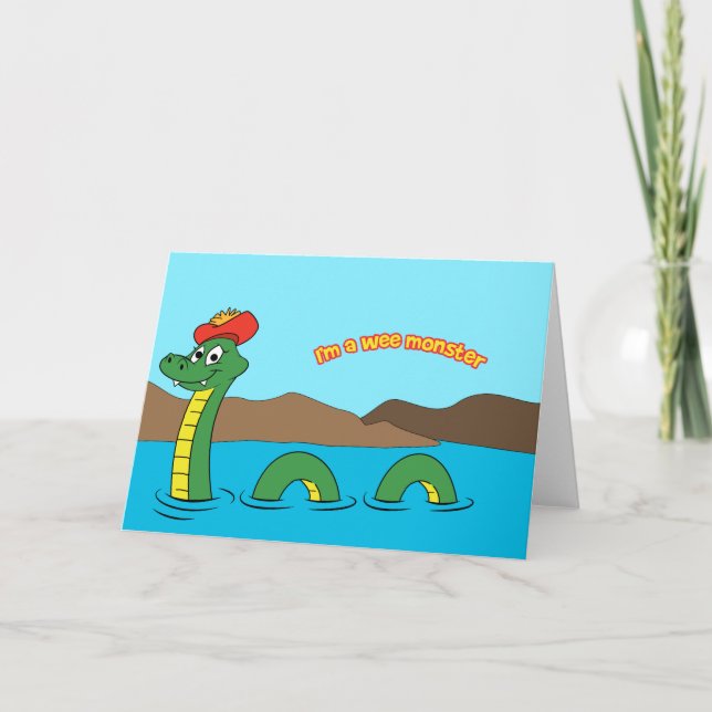 Nessie (Loch Ness Monster) Card (Front)
