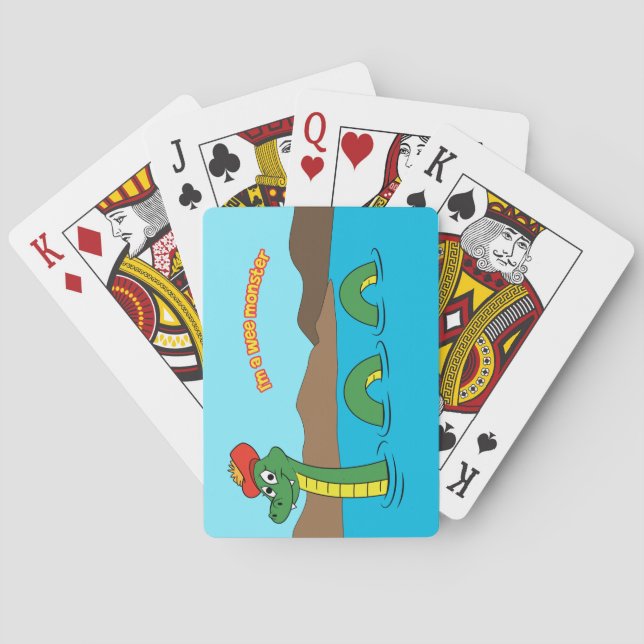 Nessie (Loch Ness Monster) Playing Cards (Back)