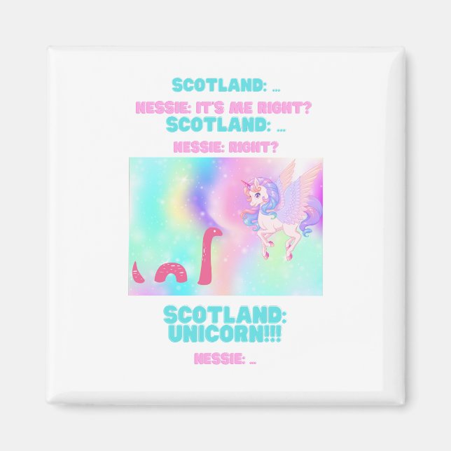 Nessie/Unicorn Magnet (Front)