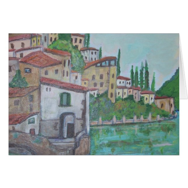 Nesso at Lake of Como Card (Front Horizontal)