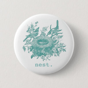 Nest 6 Cm Round Badge