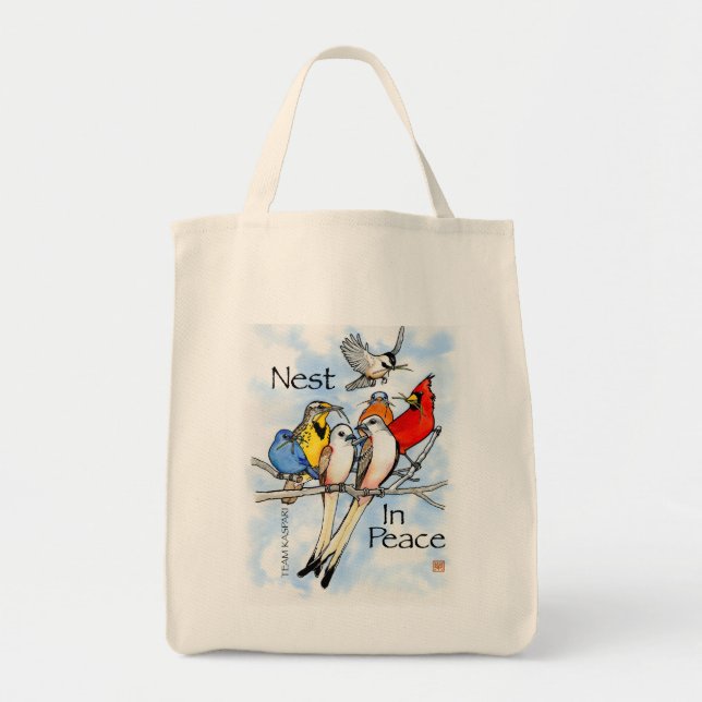 Nest In Peace:  Team Kaspari Tote Bag (Front)