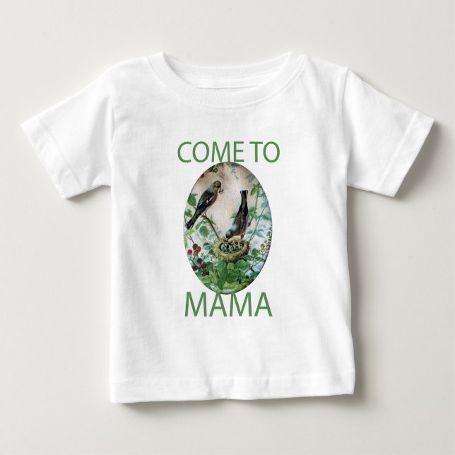 Nest of Joy: Family's Nourishing Young Spirit Love Baby T-Shirt (Front)