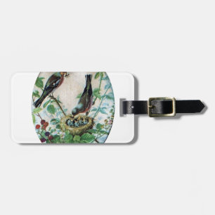 Nest of Joy: Family's Nourishing Young Spirit Love Luggage Tag