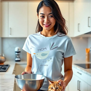 Nest of Love – Mama Bird Art T-Shirt