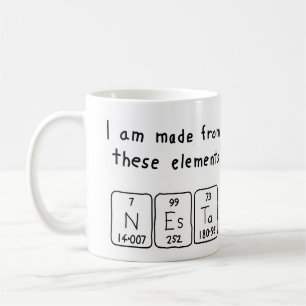 Nesta periodic table name mug 3