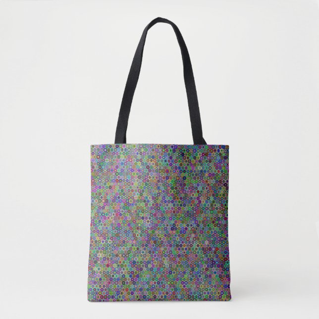 Nested Circles Medium Tote Bag (Front)