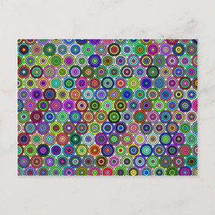 Nested Circles Postcard