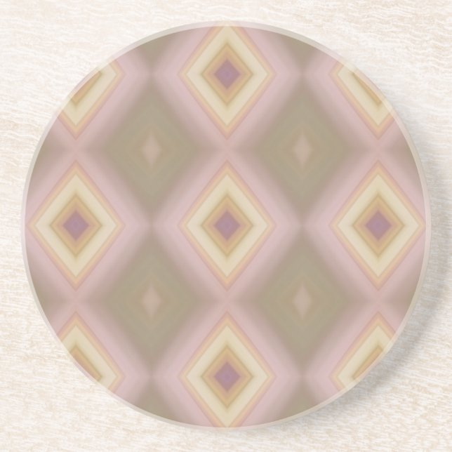 Nested Diamonds Coaster (Front)