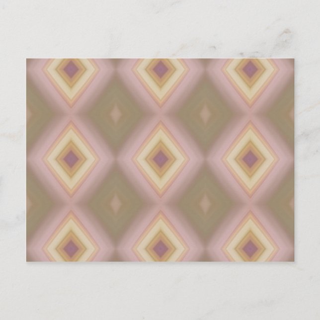 Nested Diamonds Postcard (Front)