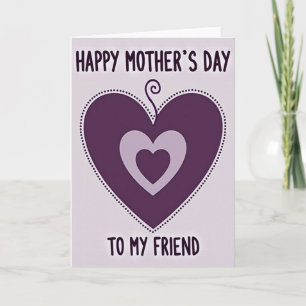 Nested Hearts Friend Card