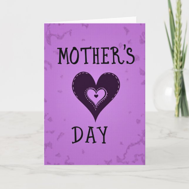 Nested Hearts Mothers Day Card (Front)