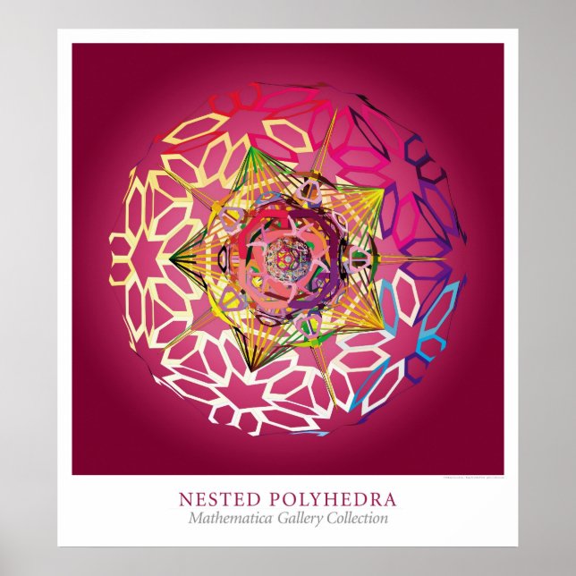 Nested Polyhedra Poster (Front)