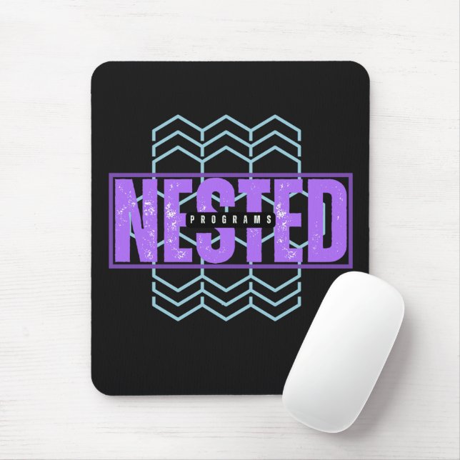 Nested Programs in Mainframe Programming Mouse Pad (With Mouse)