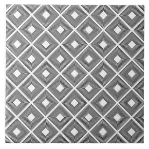 Nested Squares Ceramic Tile