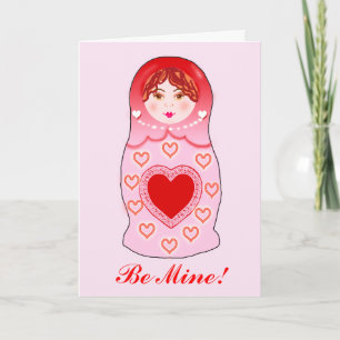 Nesting Doll Valentine Card
