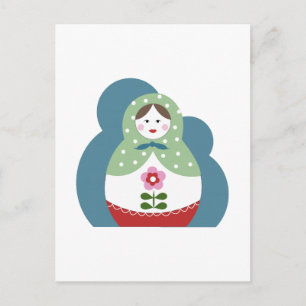 Nesting Dolls Postcard