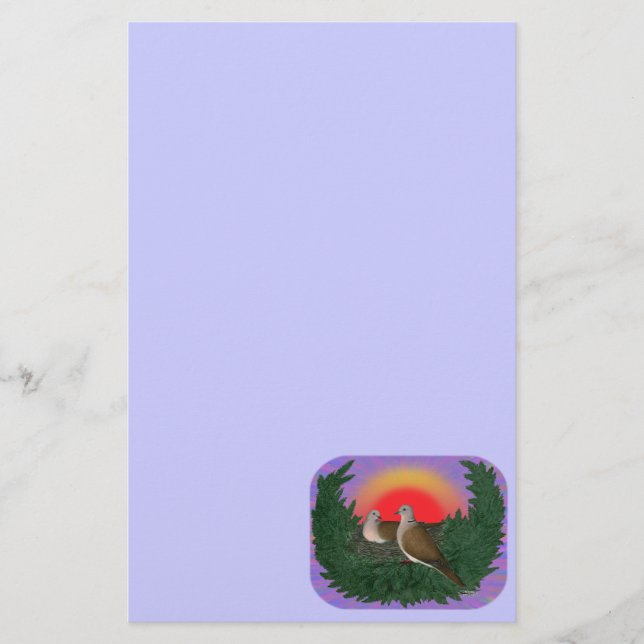 Nesting Doves Stationery (Front)